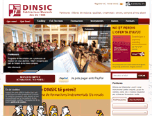 Tablet Screenshot of dinsic.com